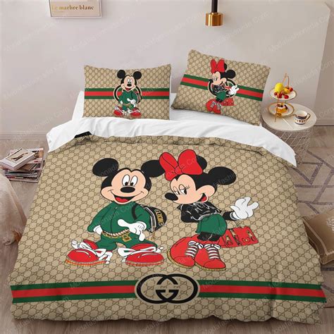 gucci x disney wallet|gucci mickey mouse bedding.